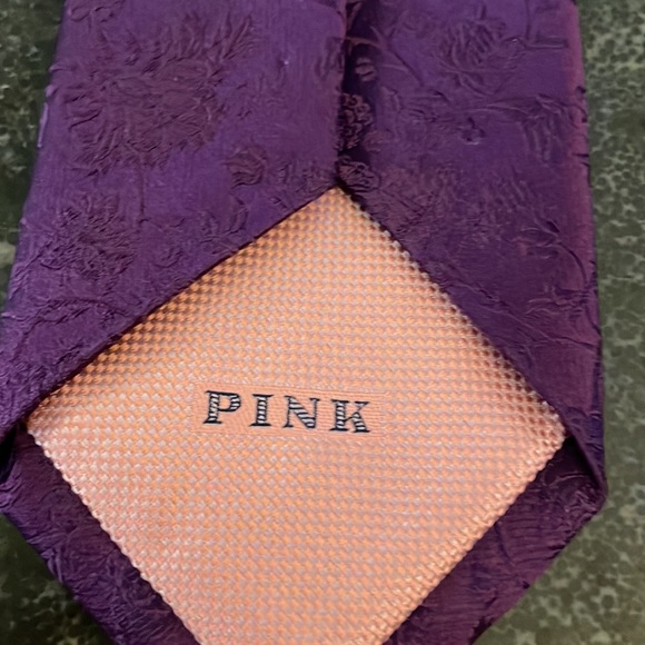 PINK men’s tie - Picture 4 of 4